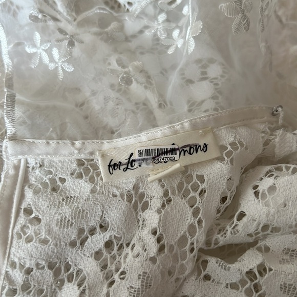 For Love & Lemons Santo Lace Romper - Picture 4 of 5